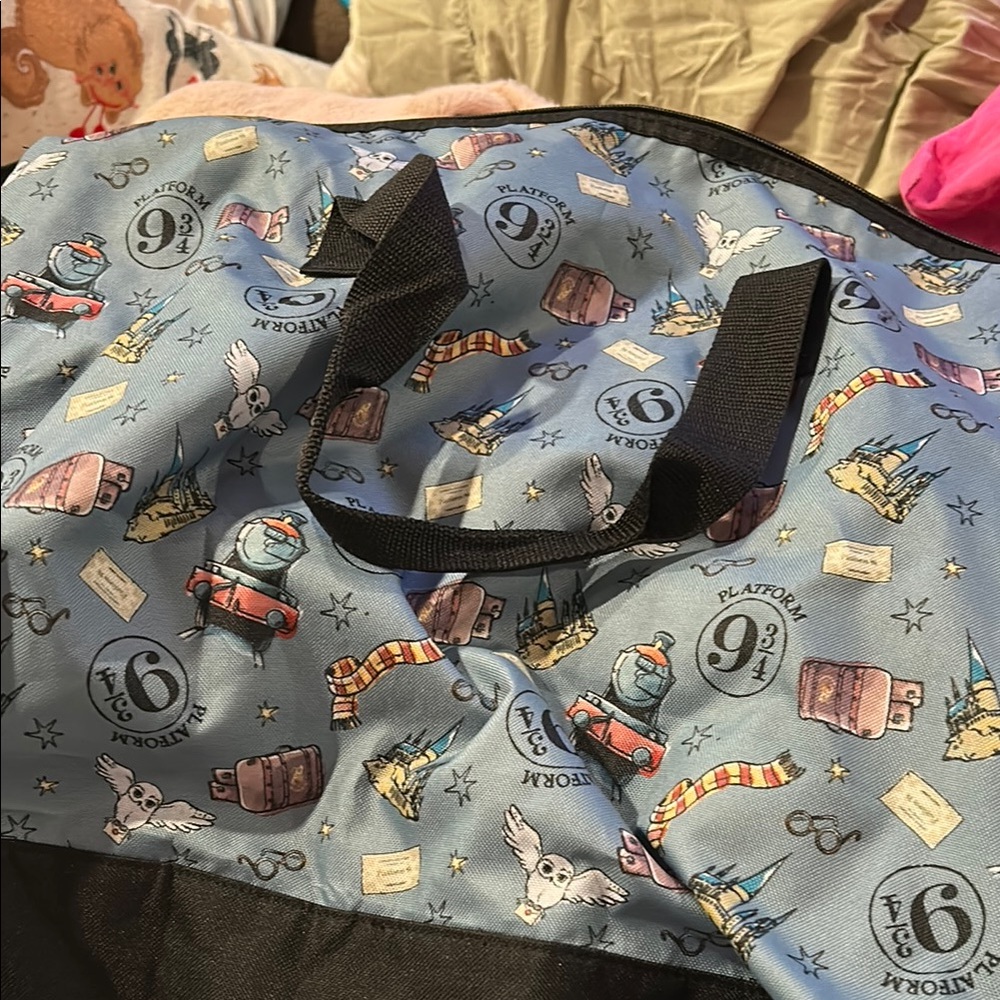 Warner Bros. Blue and Black Travel Bag